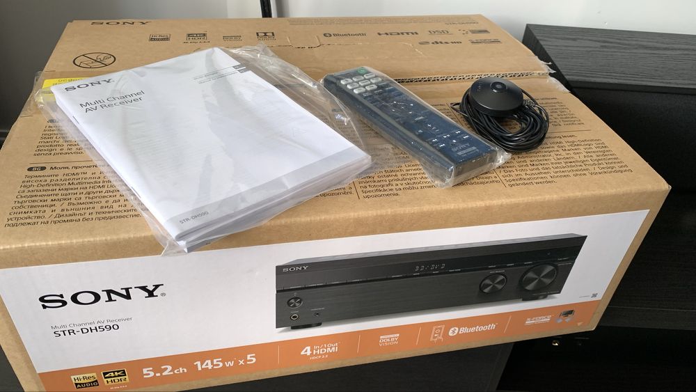 Amplituner Sony  STR-DH590 j.Nowy Gw.