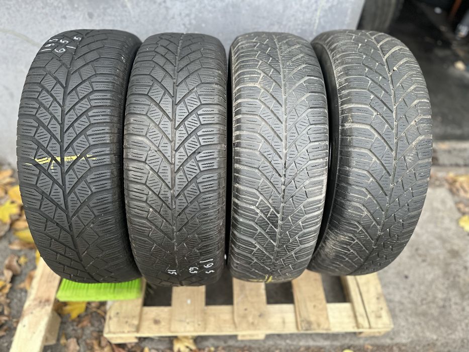 Продам пару зимових шин ,гуми Continental 195/65R15