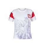 koszulka t-shirt POLSKA CIEŃ ORŁA biały rozmiary od S do XXL