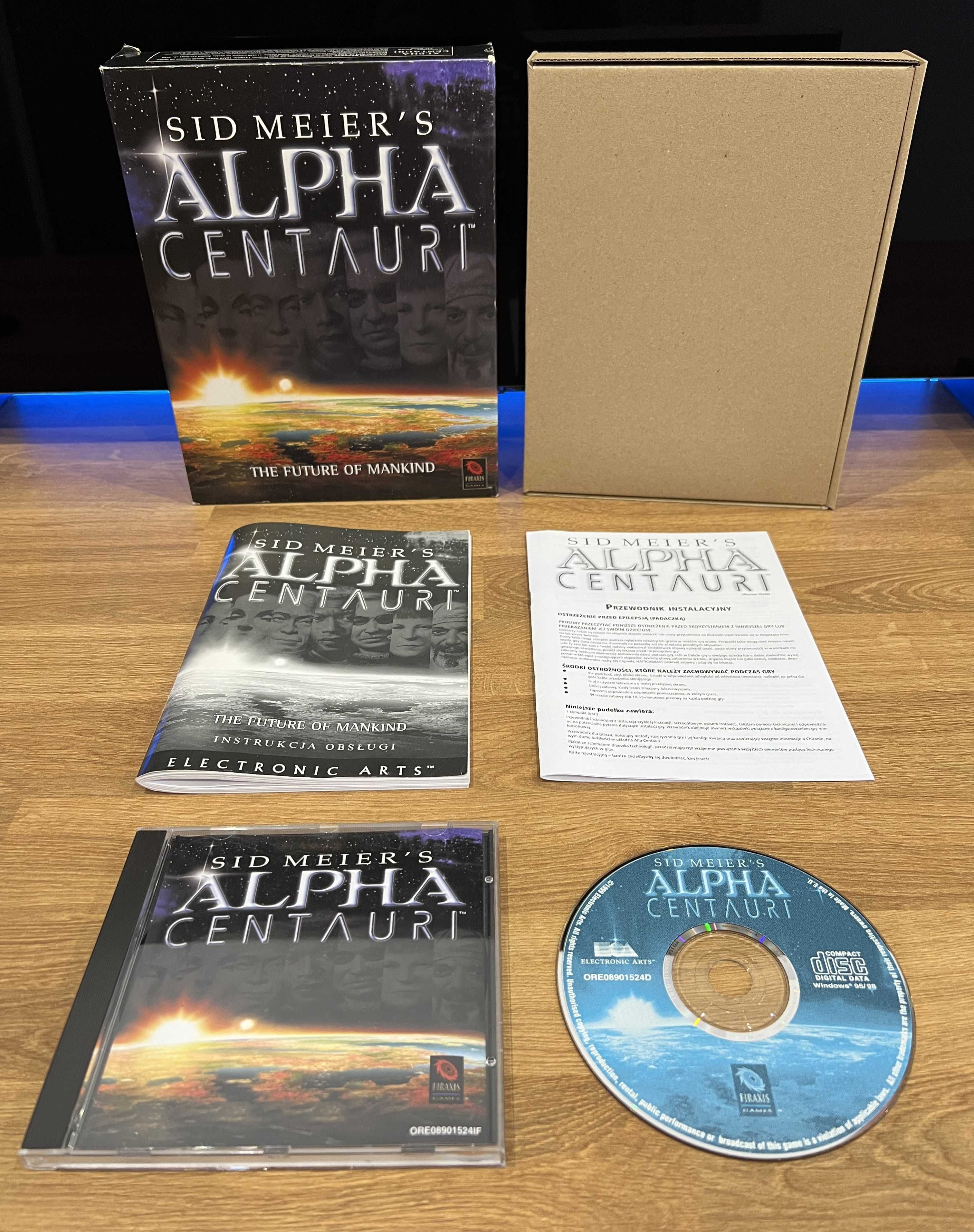 Sid Meier's Alpha Centauri (PC PL 1999) BIG BOX polskie wydanie IPS
