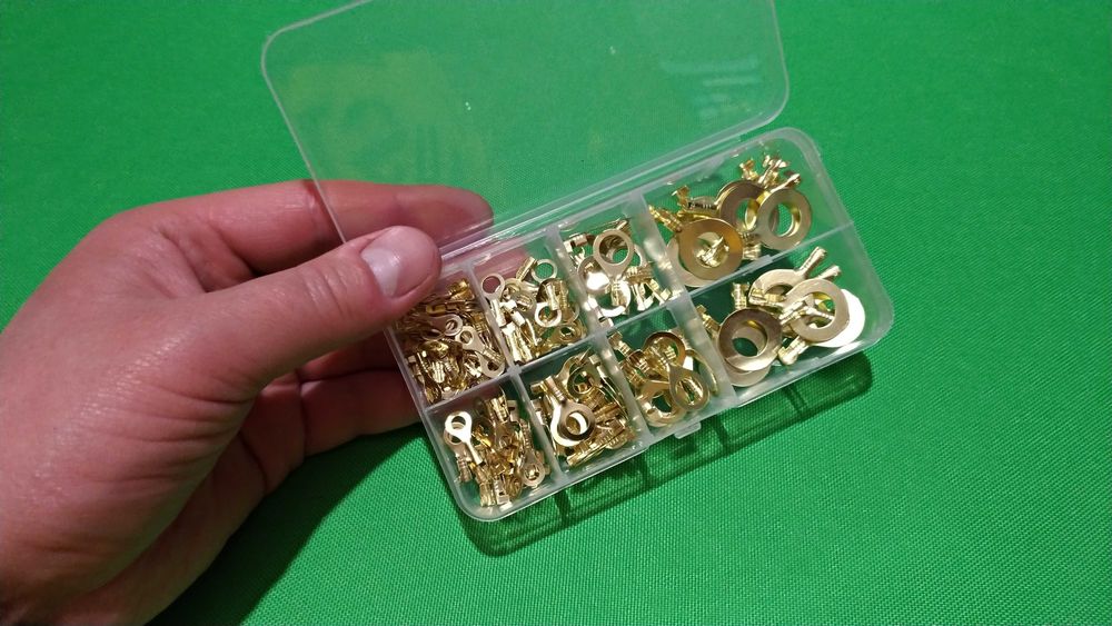 Набор клемм наконечников для провода наконечник кольцевой трубчатый