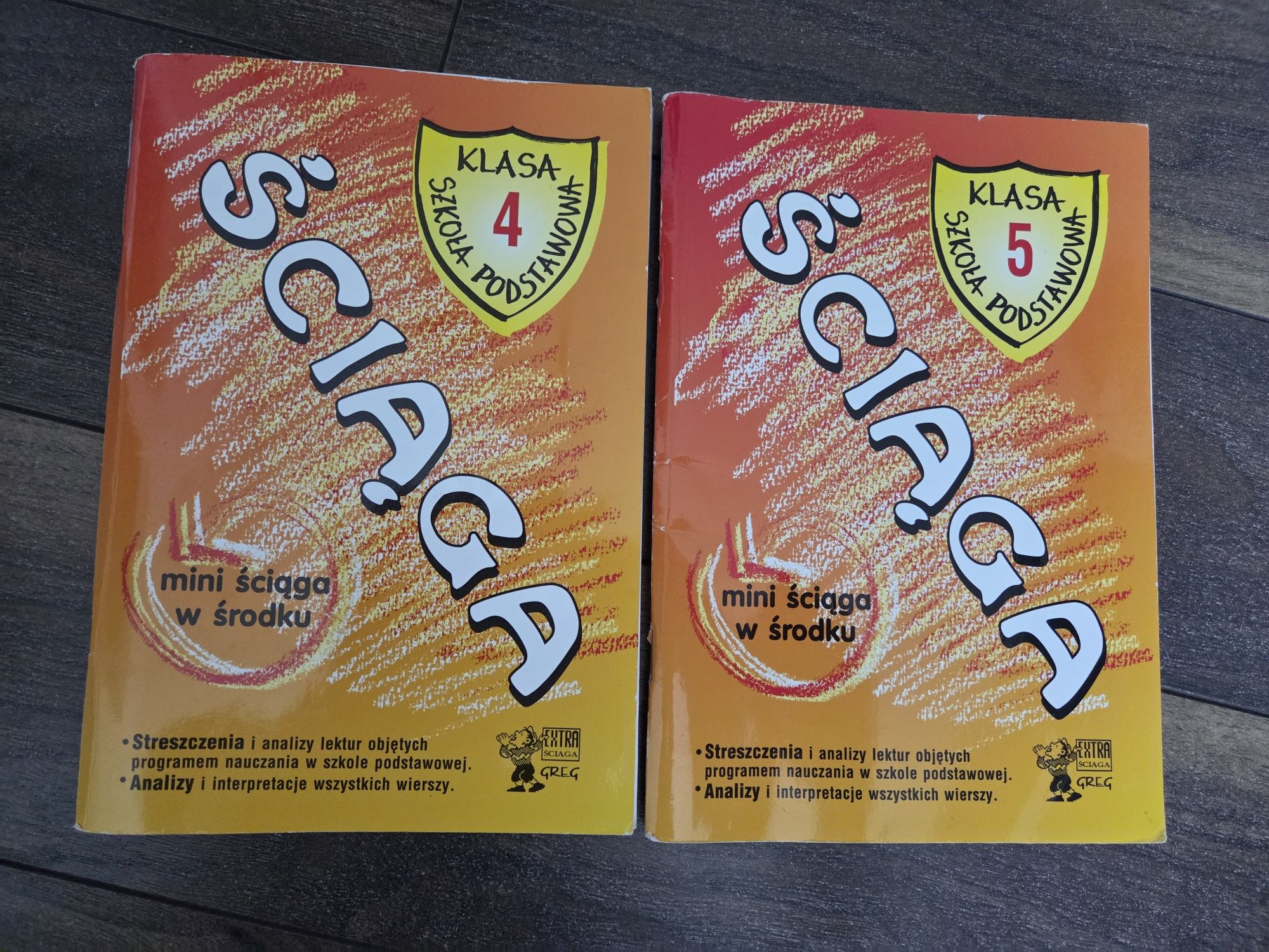 Sciagi do klas 4 i 5 szkoly podstawowej.