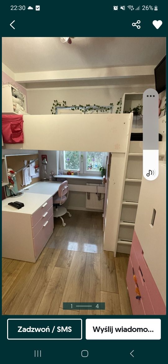 Łózko piętrowe ikea