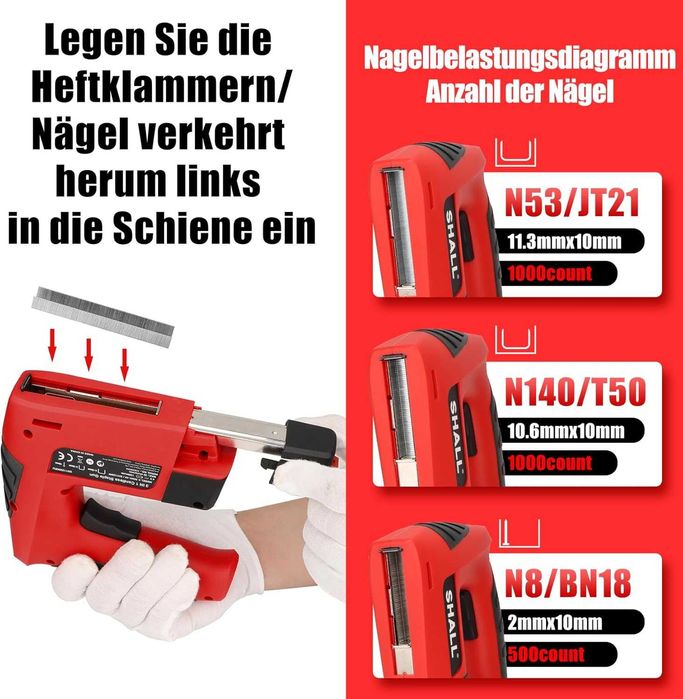 Taker SH112006EU zszywacz elektryczny 3 w 1