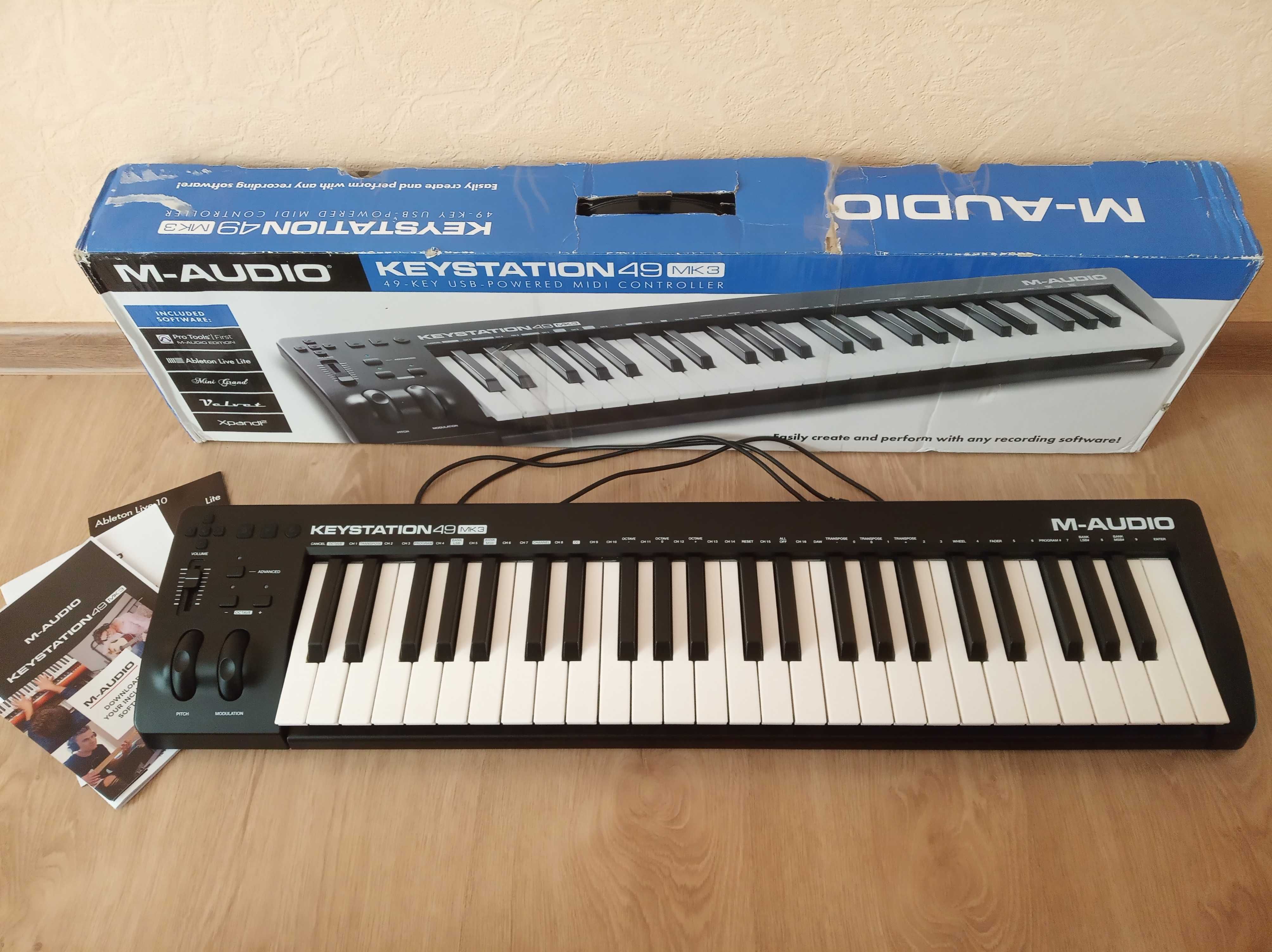 Міді клавіатура M-audio Keystation 49 mk3