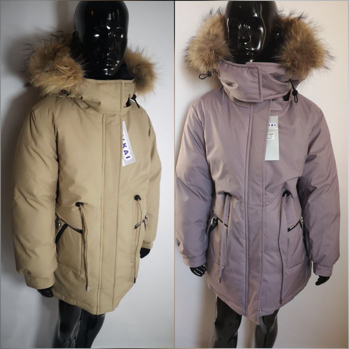 Зимова подовжена тепла куртка.

-утеплювач - холлофайбер (300 грамм)