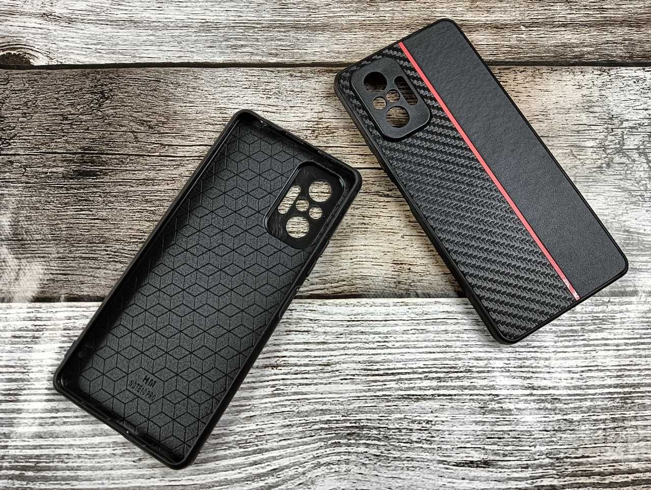 Etui Case Carbon do Xiaomi Redmi Note 10 Pro + Szkło