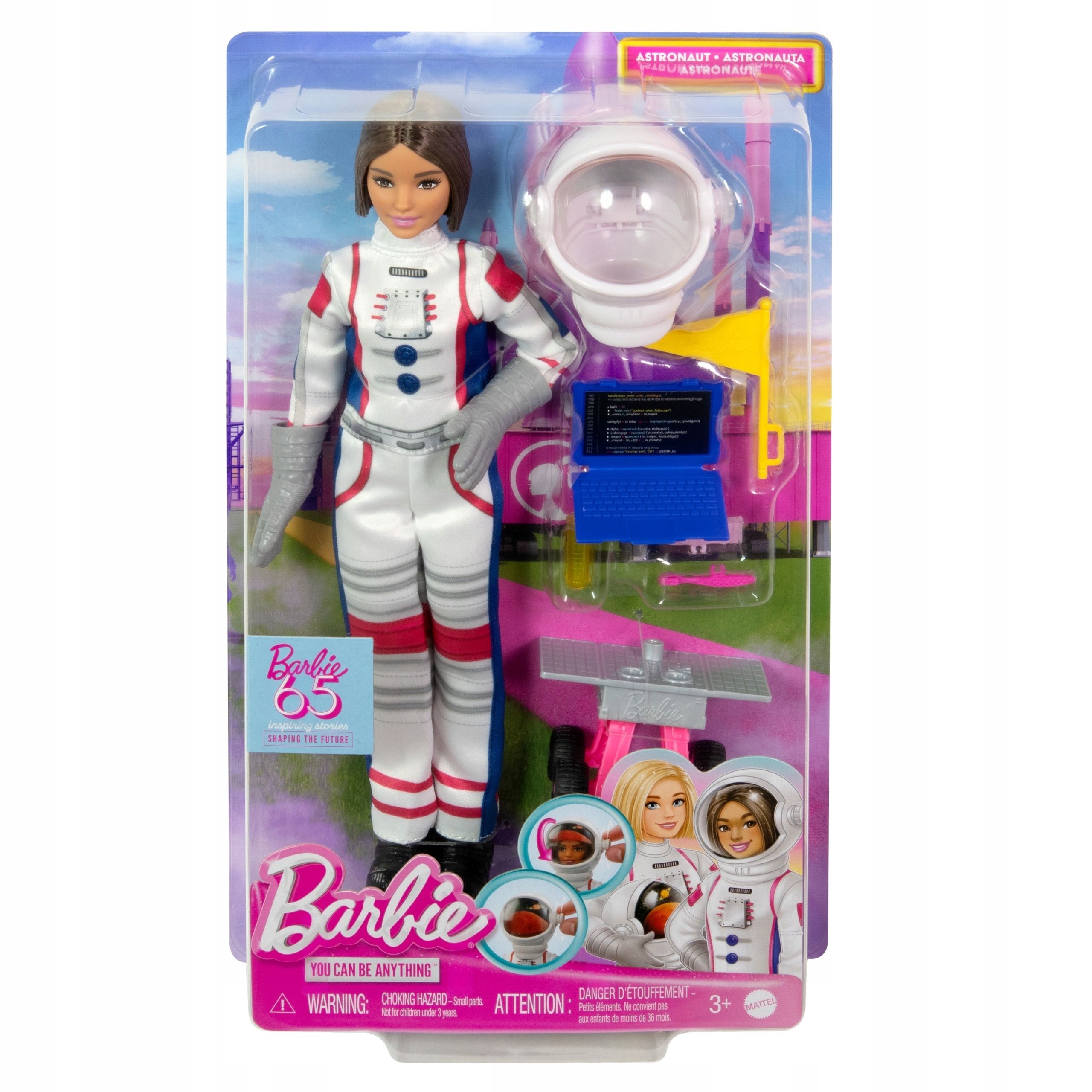 Barbie Kariera Lalka Astronautka Akcesoria Hrg45