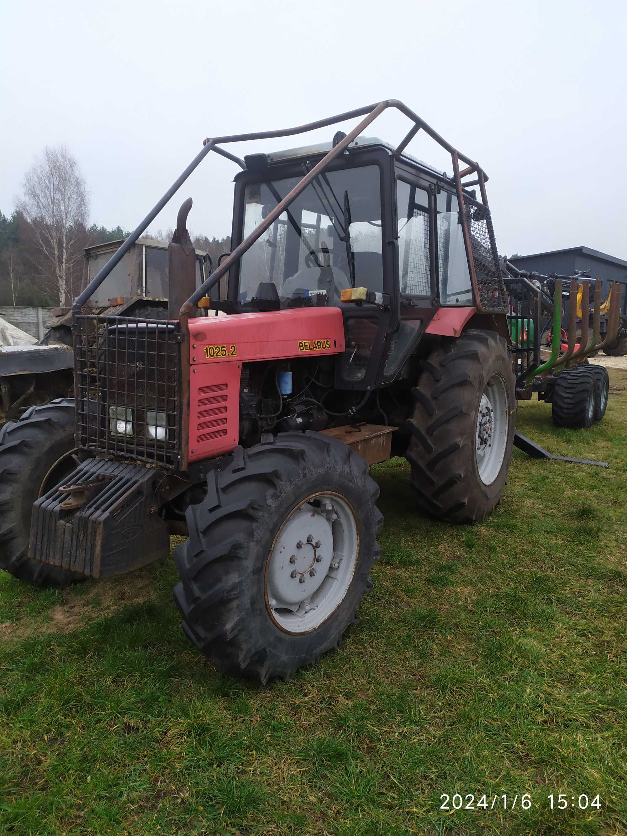 Belarus , MTZ 1025.2 Ciągnik leśny