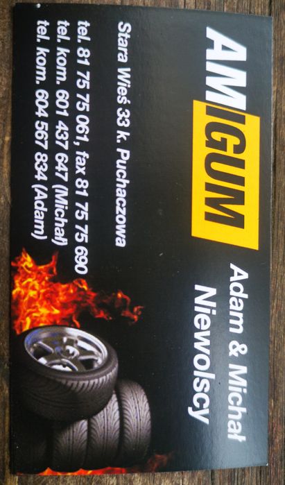 Wulkanizacja naprawa wymiana opon osobowe ciężarowe rolnicze