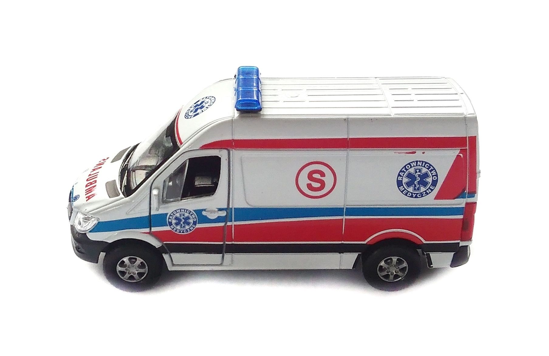 Auto metalowe ambulans Mercedes -benz nowe