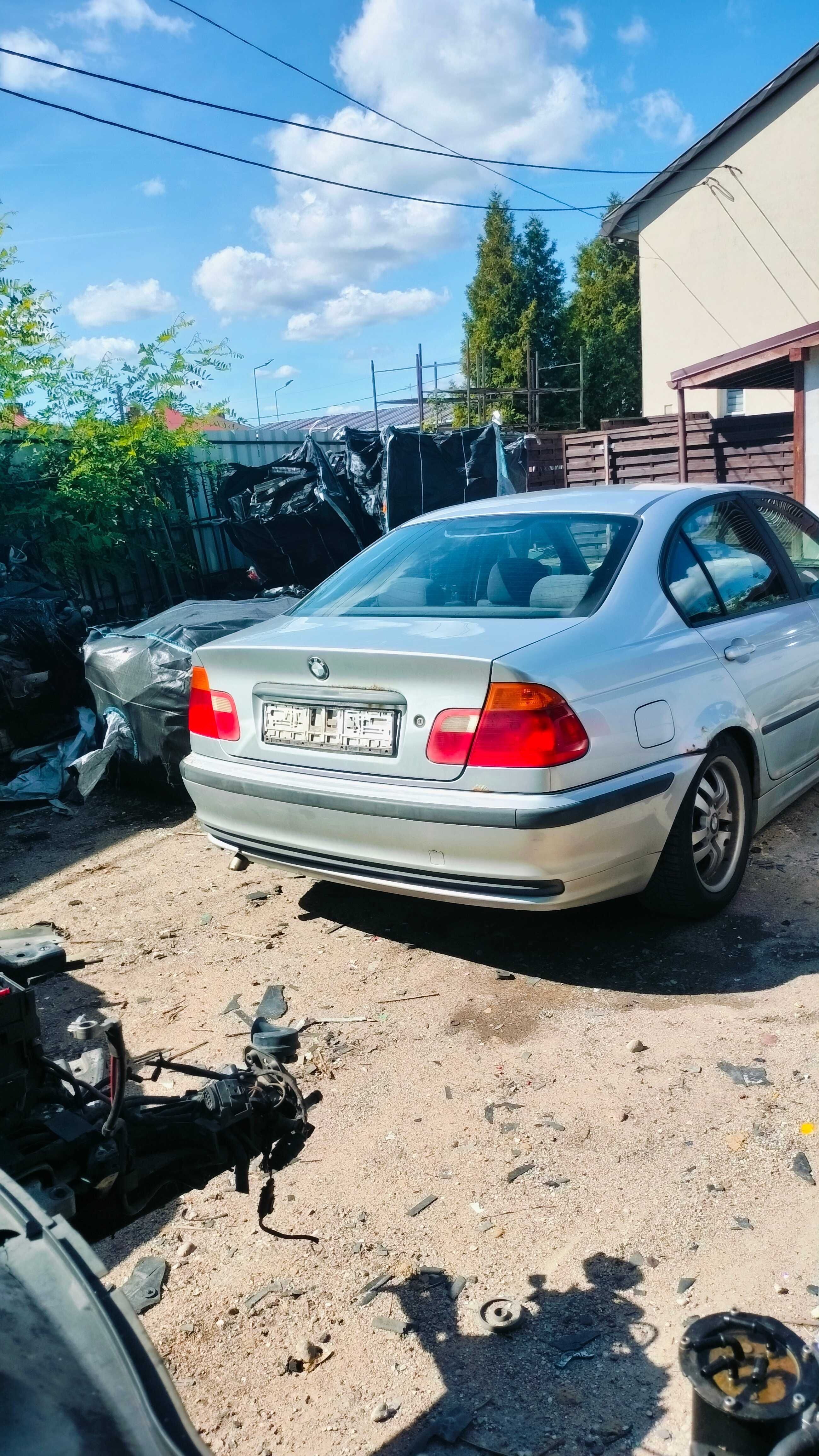 BMW E46 maska zderzak przód tył klapa błotnik drzwi lampy części