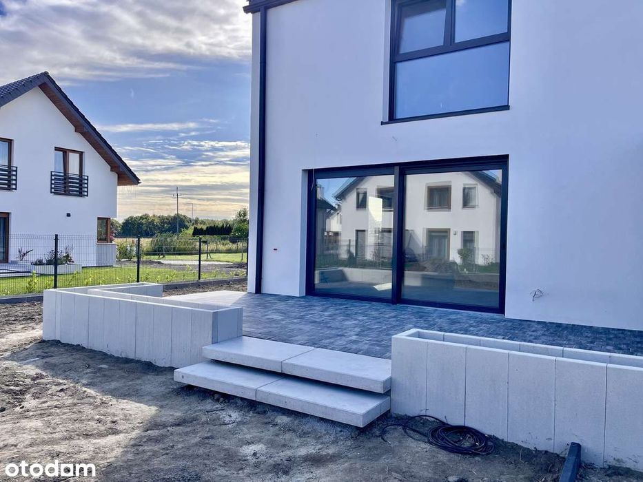 OSTATNI bliźniak blisko lasu | brak skosów | duża działka 500 m2