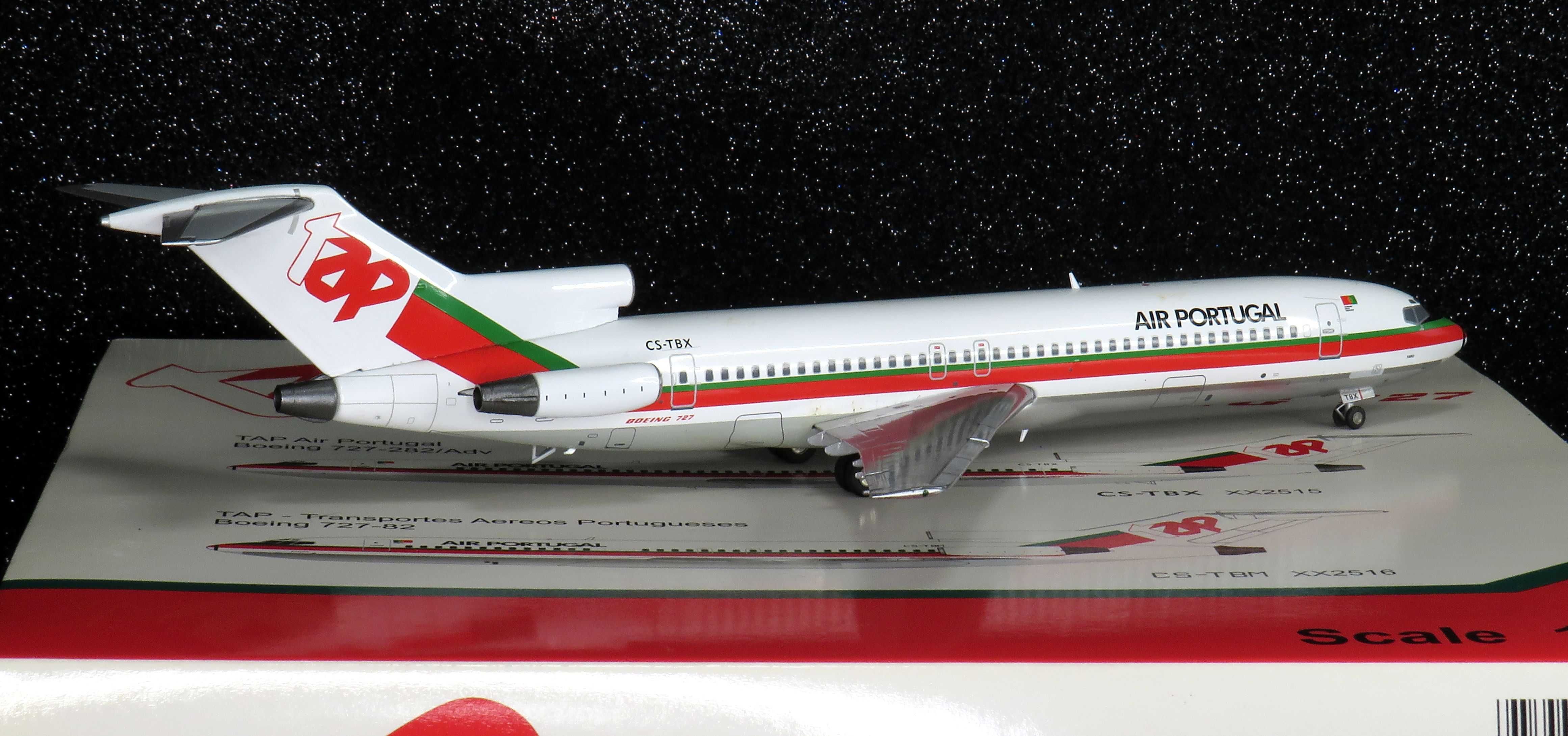TAP Air Portugal Boeing 727-200 CS-TBX extremamente raro