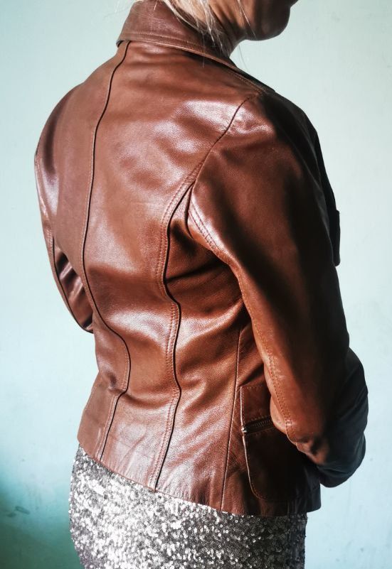 Куртка жіноча шкіряна 34 розмір XS