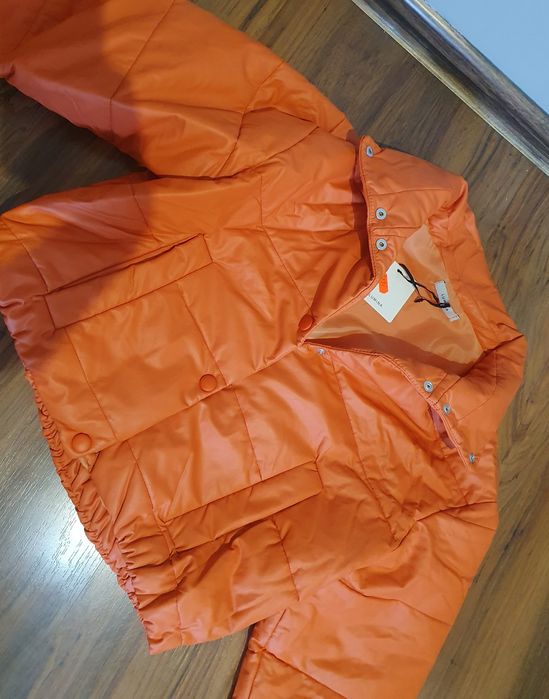 Kurtka Lumina ekoskóra pomarańcz