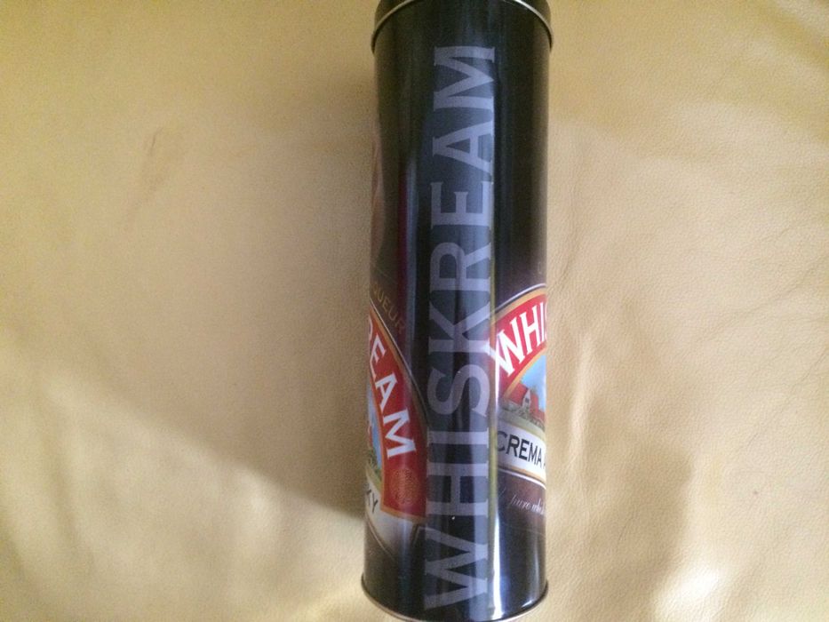 Whiskream crema whisky kolekcjonerska puszka do przechowywania whisky