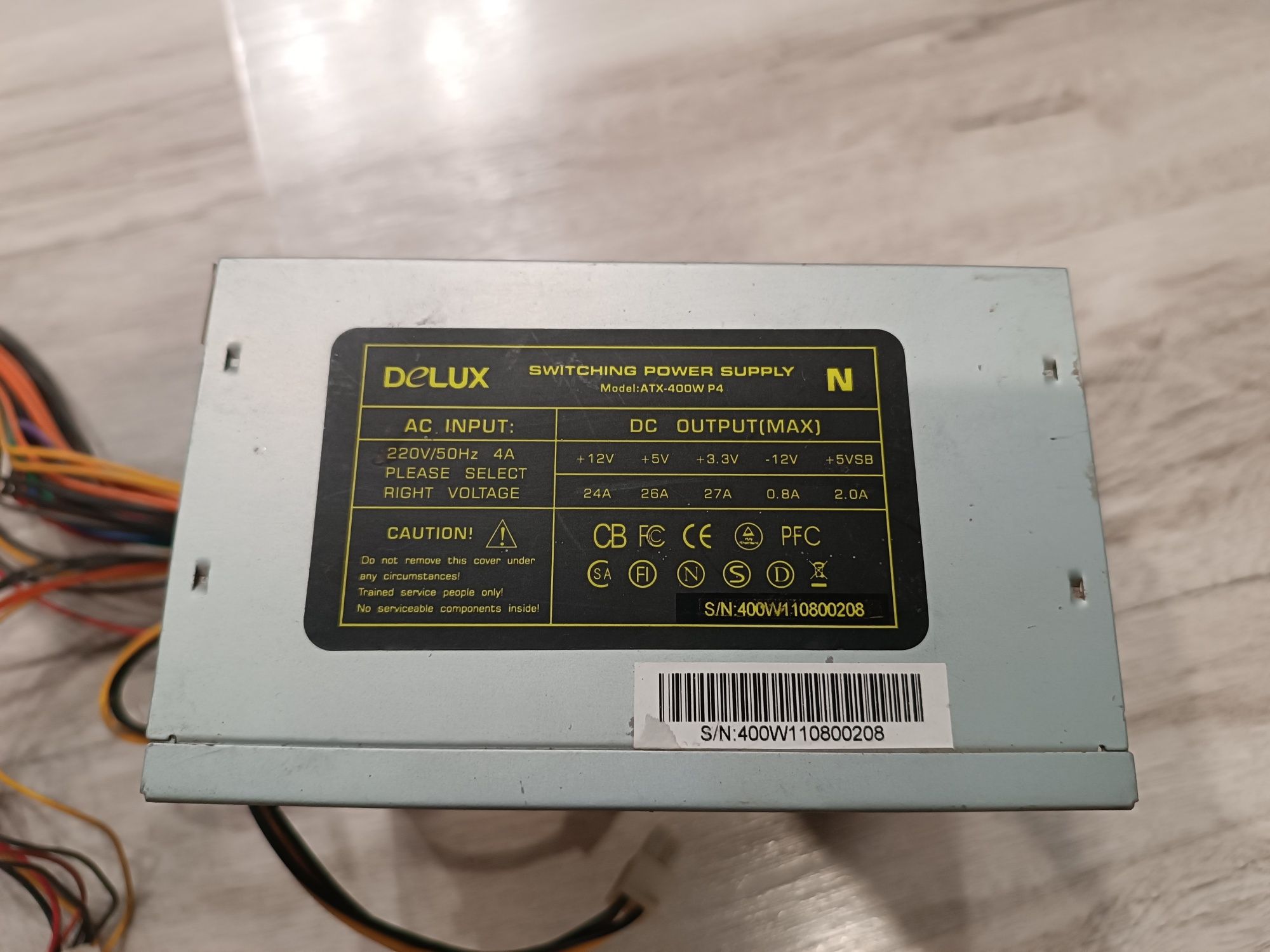 Блок живлення Delux на 400 W