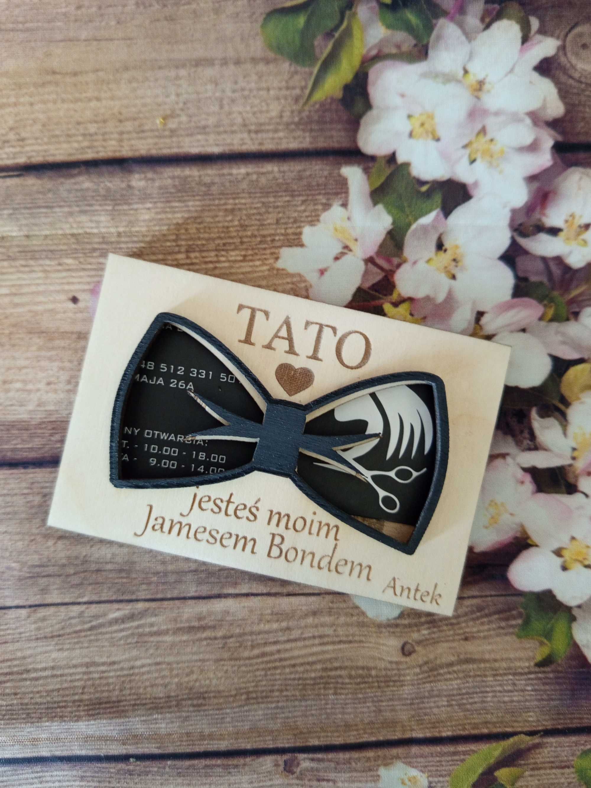 Pudełko na kartę podarunkową dla Taty - James Bond