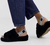 UGG тапочки- босоножки. Черные, размер 38