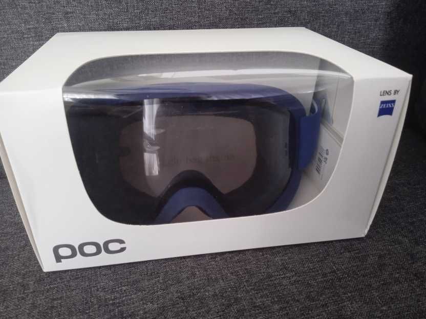 Markowe POC Gogle okulary MTB rowerowe kolarskie niebieskie sklep499zł