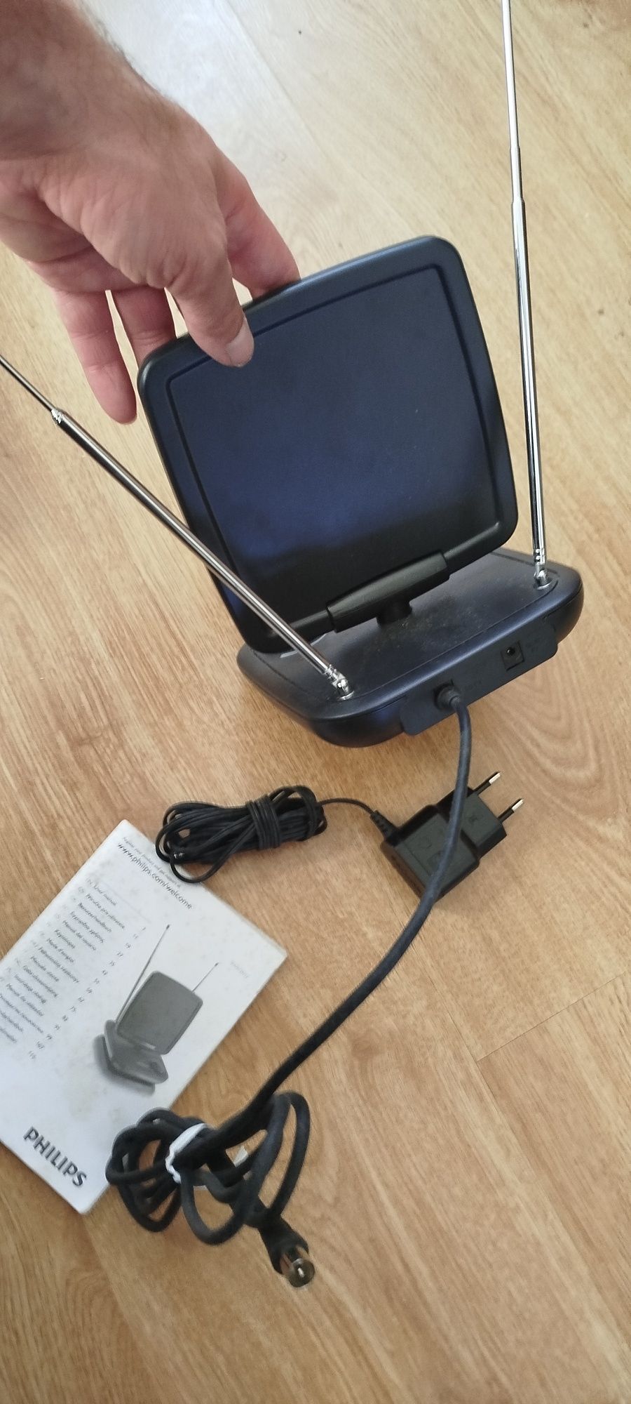 Antena interior com amplificador