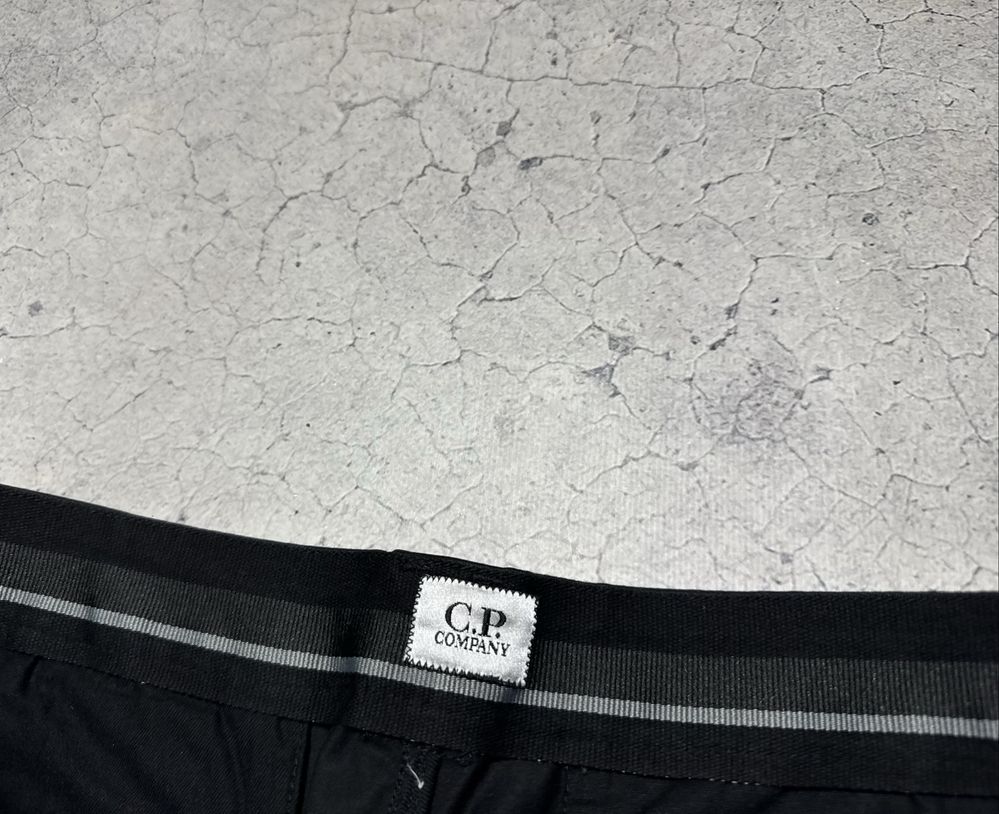 Новые Карго Штаны C.P Company С Линзой Оригинал M-L Casual Черные