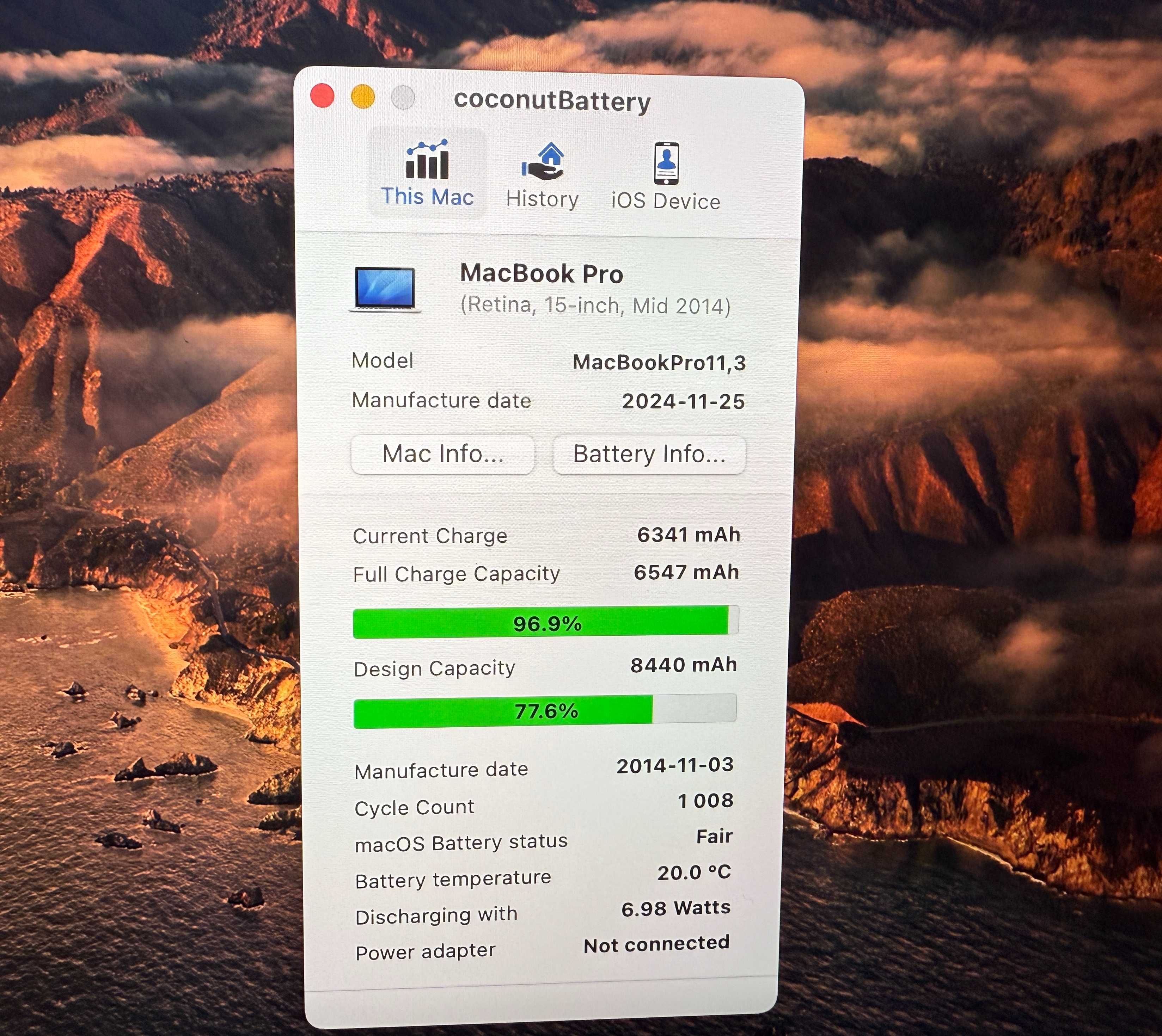 MacBook Pro Retina 15 Intel Core i7