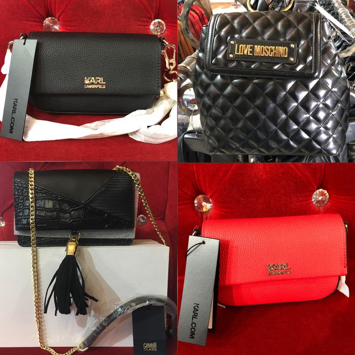 Сумочки клатчі,Karl Lagerfeld,Mochino,Roberto Cavalli