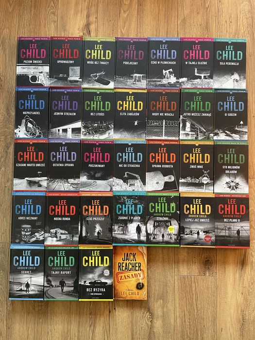 Lee Child seria Jack Reacher i Bez ryzyka - 32 książki