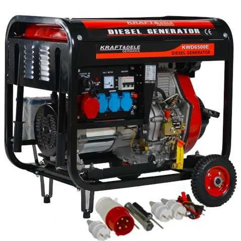Agregat prądotwórczy Diesel 6500W 12/230/400V KD120