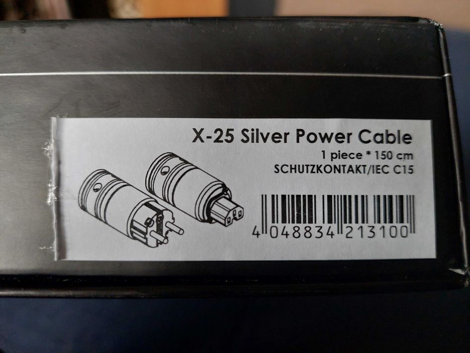 Kable zasilające audio: ViaBlue X-25 1,5m