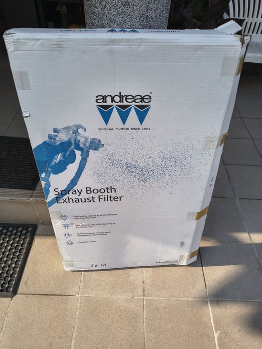 Filtr labiryntowy kartonowy Andreae 1x9m lakierniczy