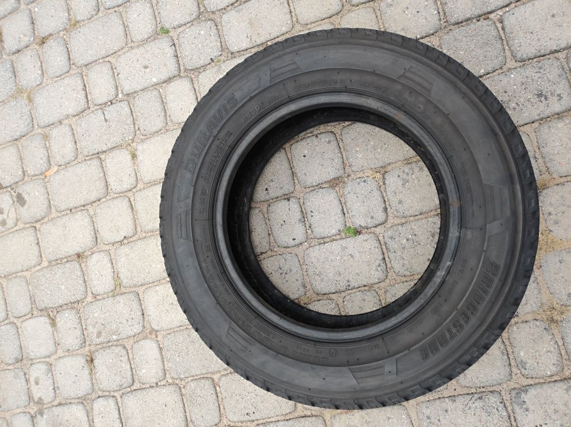 215.65.16c dwie opony letnie Bridgestone