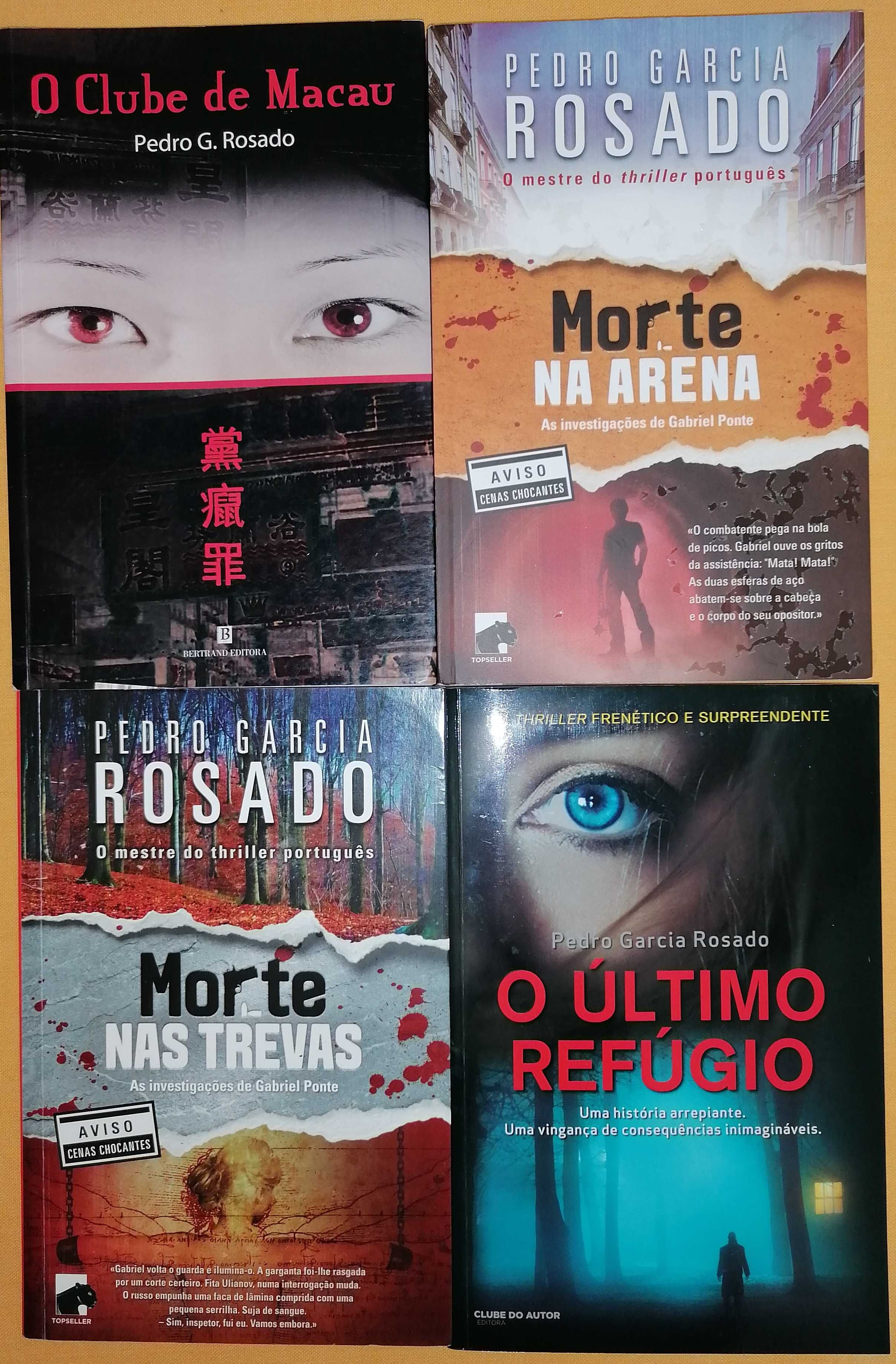 4 livros do Pedro Garcia Rosado - Triller