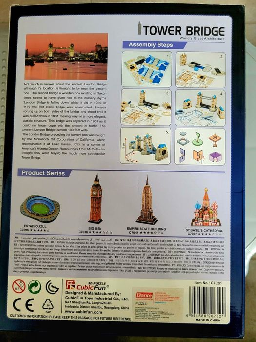 Puzzle 3D Tower Bridge