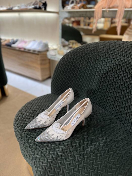Туфлі Jimmy Choo з крисиалами Сваровськи, розмір 37,5