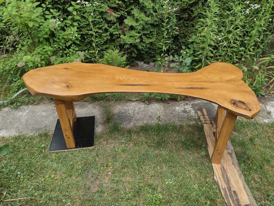 Stół dębowy, monolit, stolik kawowy,