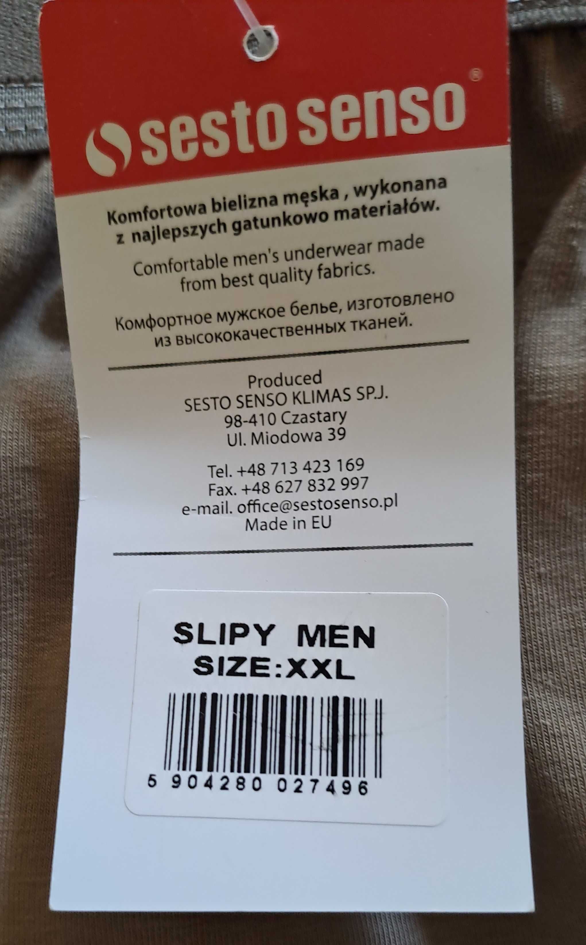 Slipy męskie tanga Sesto senso - 2XL nowe