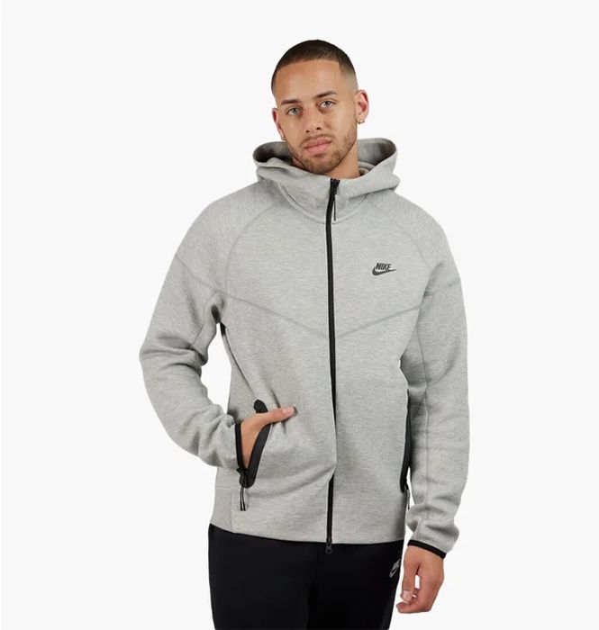 Оригінал! Зіп Худі Nike Tech Fleece (сіре) (XS) Новий з бірками!