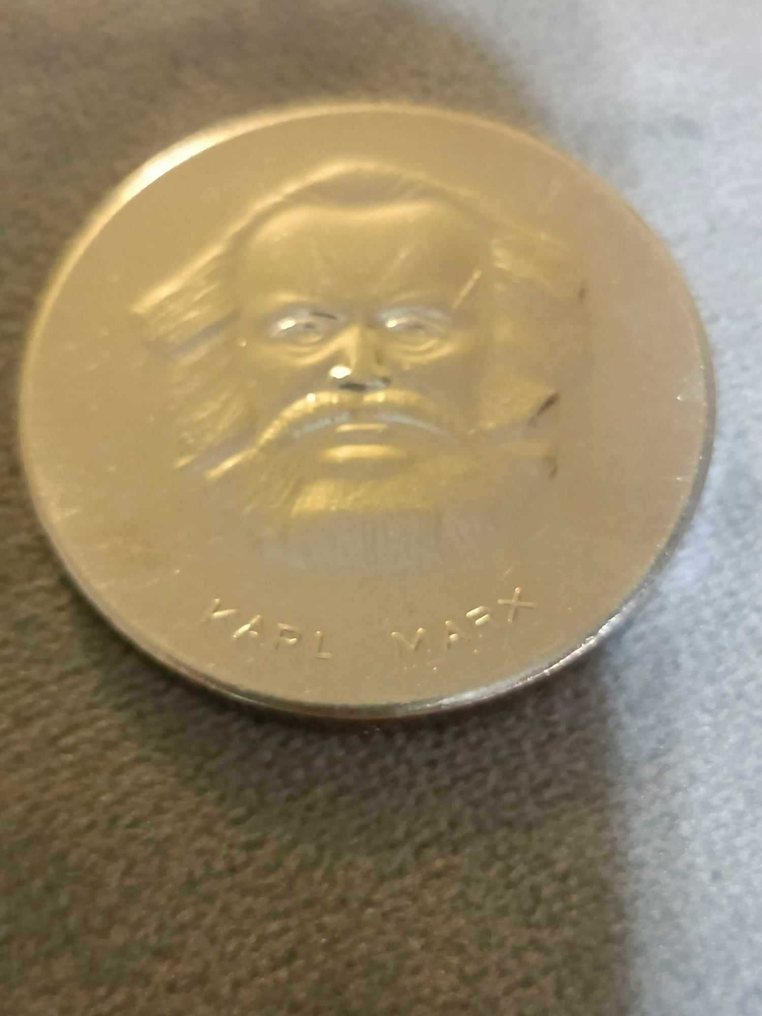 Medal pamiątkowy DDR Karol Marks