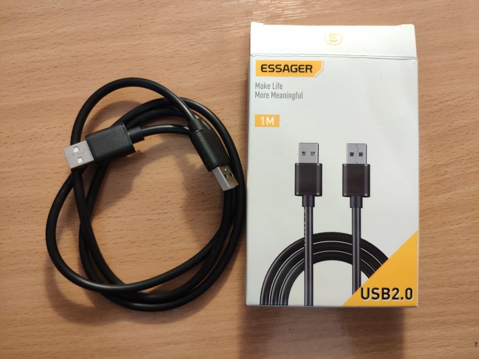USB 2.0 кабель Male-to-male 1m Essager