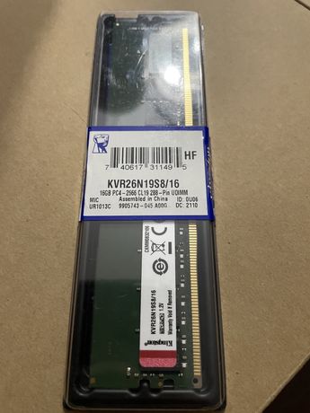 Memória RAM Kingston 16GB 2666MHz DDR4