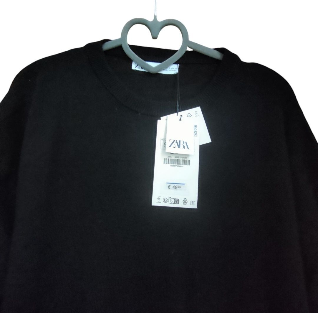 Zara piękna nowa wielofuncyjna sukienka wełna oversize S/XL