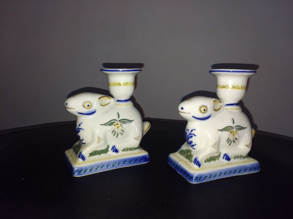 Par castiçais Louça de Viana