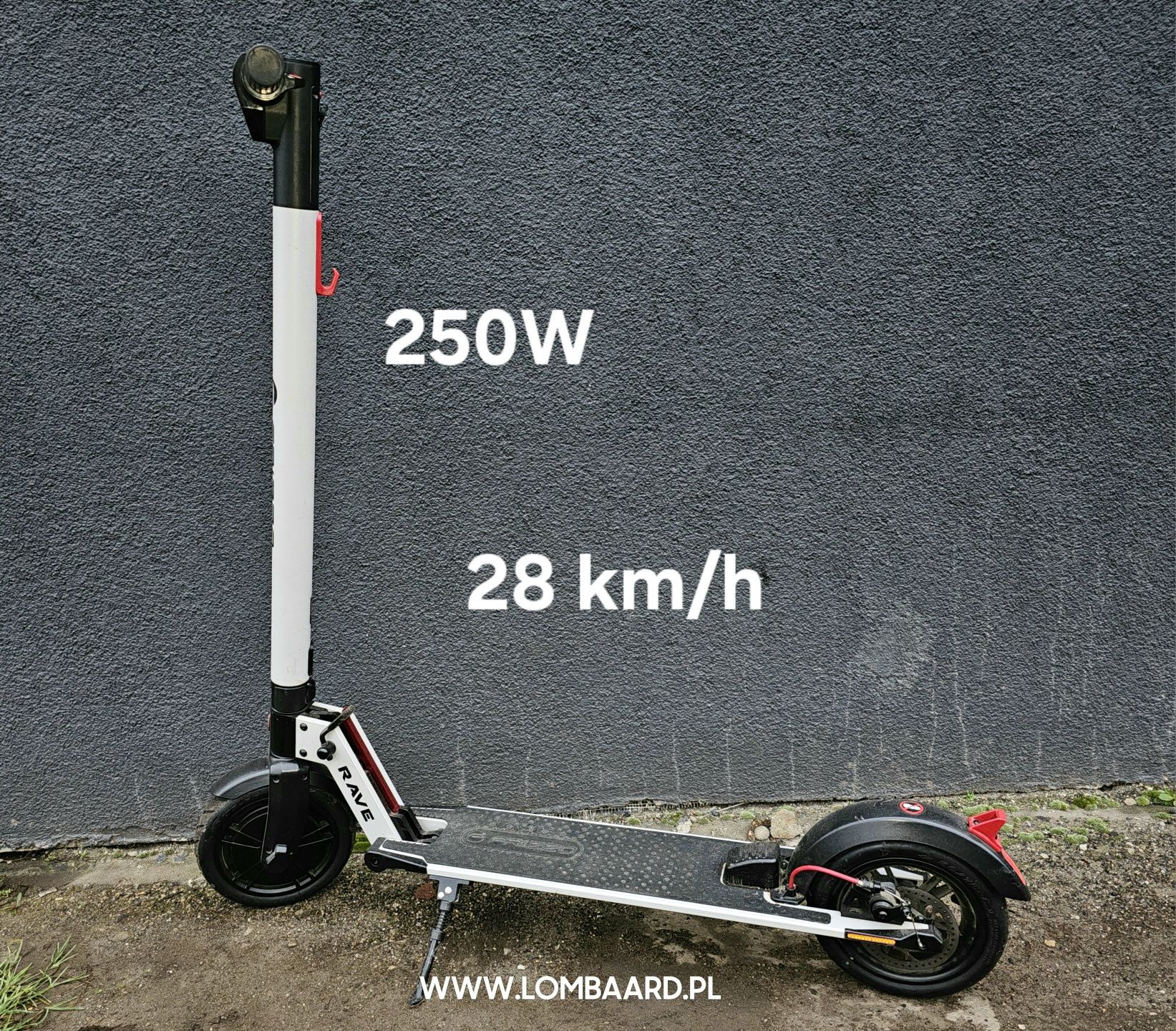 Hulajnoga elektryczna FRIZZO Rave 250W 28 km/h