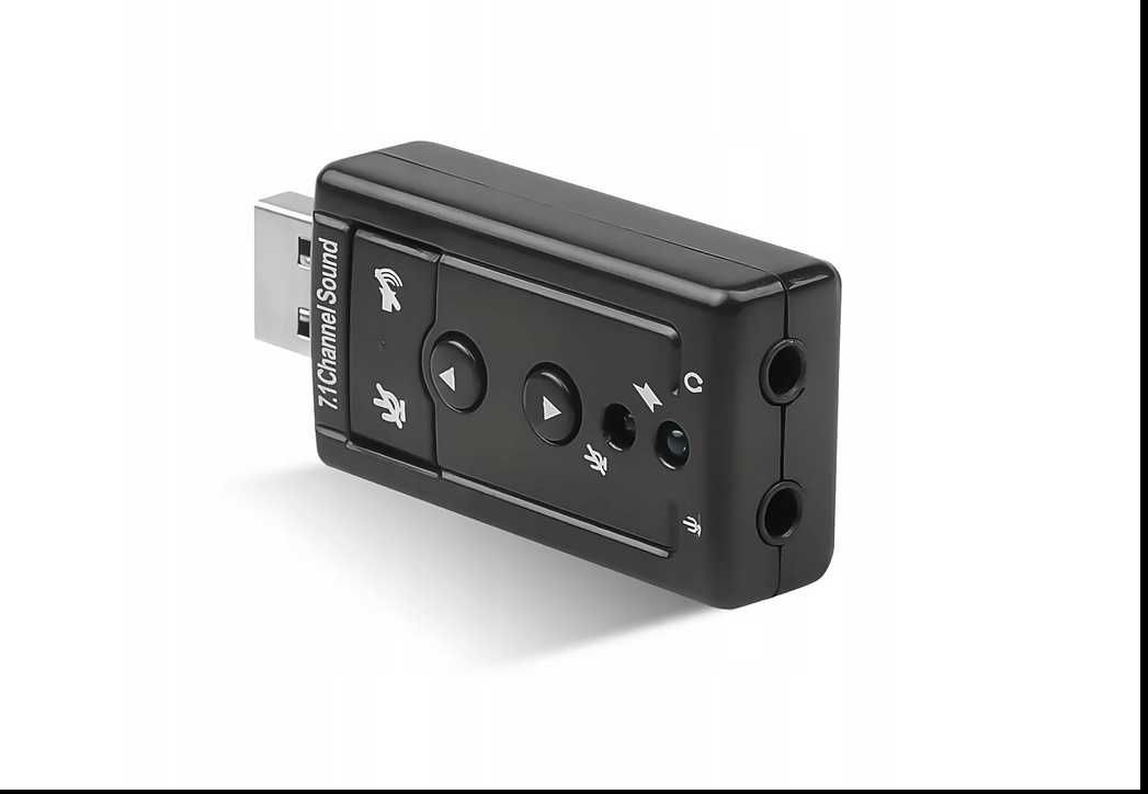 KARTA DŹWIĘKOWA 7.1 Zewnętrzna Adapter USB