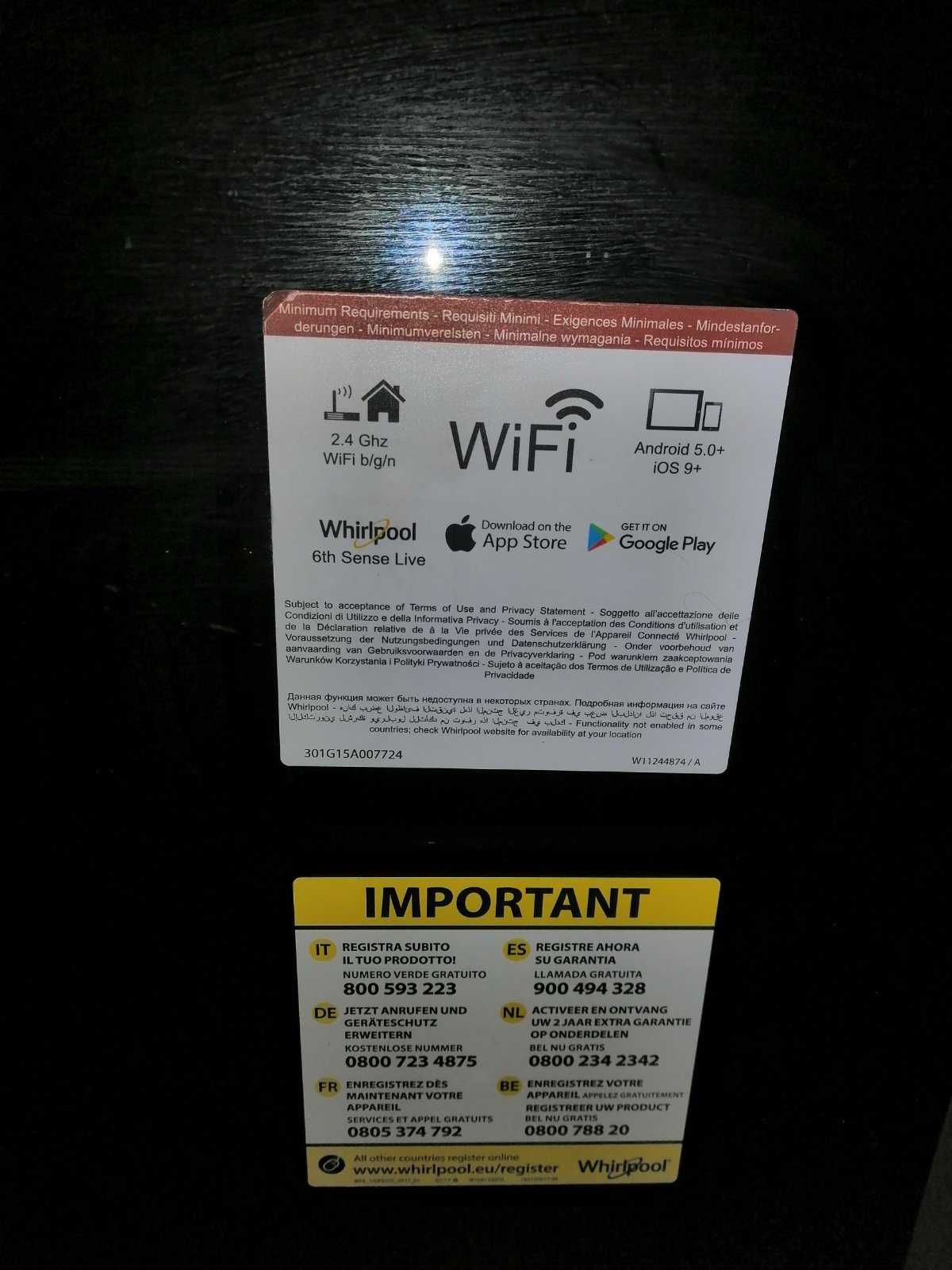 Духовой шкаф Whirlpool W9 OM2 4MS2 P 859991551140, сток, 82 программы