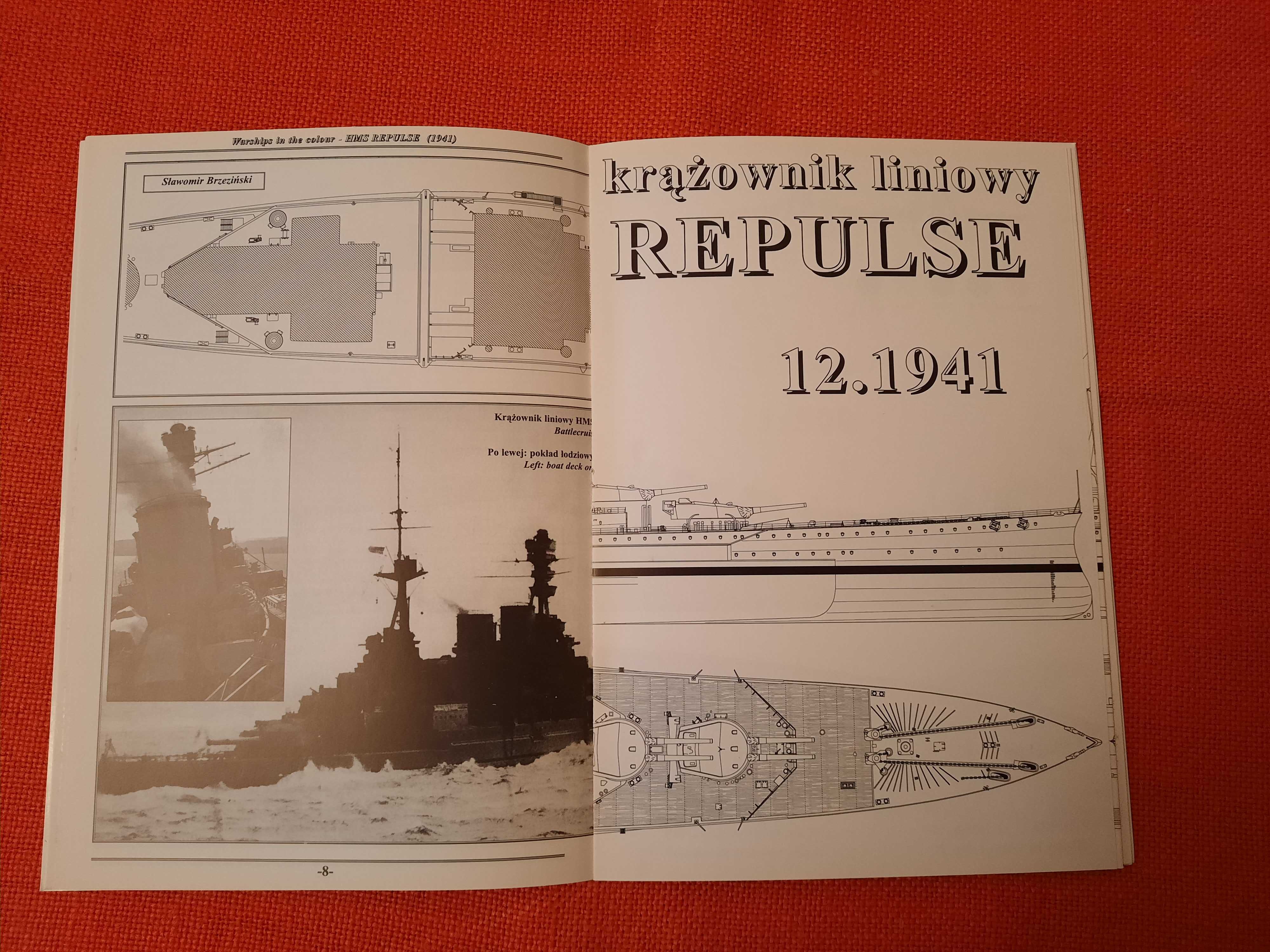 Okręty w kolorze: HMS REPULSE