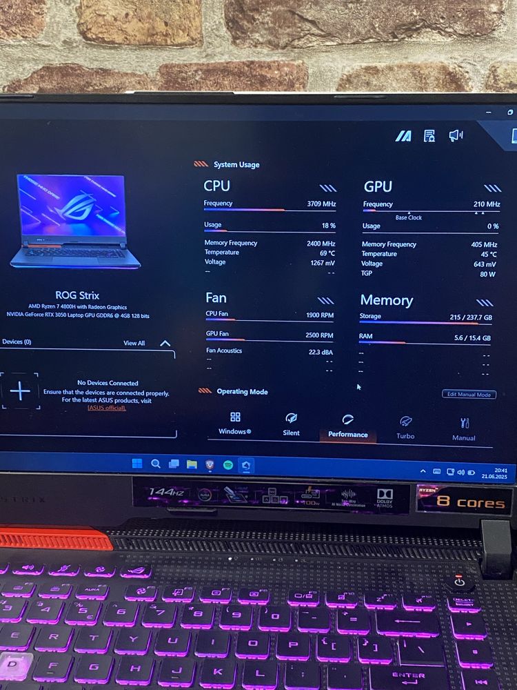 Laptop gamingowy asus  rog strix g513